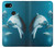 W3878 Dolphin Hülle Schutzhülle Taschen und Leder Flip für Google Pixel 3a
