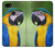 W3888 Macaw Face Bird Hülle Schutzhülle Taschen und Leder Flip für Google Pixel 3a