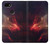W3897 Red Nebula Space Hülle Schutzhülle Taschen und Leder Flip für Google Pixel 3a