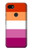 W3887 Lesbian Pride Flag Hülle Schutzhülle Taschen und Leder Flip für Google Pixel 3a XL