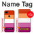 W3887 Lesbian Pride Flag Hülle Schutzhülle Taschen und Leder Flip für Google Pixel 3a XL