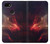 W3897 Red Nebula Space Hülle Schutzhülle Taschen und Leder Flip für Google Pixel 3a XL