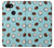 W3860 Coconut Dot Pattern Hülle Schutzhülle Taschen und Leder Flip für Google Pixel 3