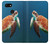 W3899 Sea Turtle Hülle Schutzhülle Taschen und Leder Flip für Google Pixel 3