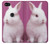 W3870 Cute Baby Bunny Hülle Schutzhülle Taschen und Leder Flip für Google Pixel 2