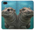 W3871 Cute Baby Hippo Hippopotamus Hülle Schutzhülle Taschen und Leder Flip für Google Pixel 2