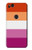 W3887 Lesbian Pride Flag Hülle Schutzhülle Taschen und Leder Flip für Google Pixel 2