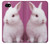 W3870 Cute Baby Bunny Hülle Schutzhülle Taschen und Leder Flip für Google Pixel 2 XL