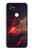 W3897 Red Nebula Space Hülle Schutzhülle Taschen und Leder Flip für Google Pixel 2 XL