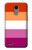 W3887 Lesbian Pride Flag Hülle Schutzhülle Taschen und Leder Flip für LG K10 (2018), LG K30