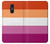 W3887 Lesbian Pride Flag Hülle Schutzhülle Taschen und Leder Flip für LG K10 (2018), LG K30