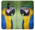 W3888 Macaw Face Bird Hülle Schutzhülle Taschen und Leder Flip für LG K10 (2018), LG K30