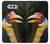 W3876 Colorful Hornbill Hülle Schutzhülle Taschen und Leder Flip für LG V20