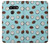 W3860 Coconut Dot Pattern Hülle Schutzhülle Taschen und Leder Flip für LG G8 ThinQ