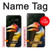W3876 Colorful Hornbill Hülle Schutzhülle Taschen und Leder Flip für LG G8 ThinQ