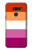 W3887 Lesbian Pride Flag Hülle Schutzhülle Taschen und Leder Flip für LG G8 ThinQ