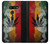 W3890 Reggae Rasta Flag Smoke Hülle Schutzhülle Taschen und Leder Flip für LG G8 ThinQ