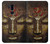 W3874 Buddha Face Ohm Symbol Hülle Schutzhülle Taschen und Leder Flip für LG G7 ThinQ