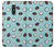 W3860 Coconut Dot Pattern Hülle Schutzhülle Taschen und Leder Flip für LG Q Stylo 4, LG Q Stylus