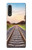 W3866 Railway Straight Train Track Hülle Schutzhülle Taschen und Leder Flip für LG Velvet