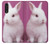 W3870 Cute Baby Bunny Hülle Schutzhülle Taschen und Leder Flip für LG Velvet