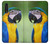 W3888 Macaw Face Bird Hülle Schutzhülle Taschen und Leder Flip für LG Velvet