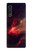 W3897 Red Nebula Space Hülle Schutzhülle Taschen und Leder Flip für LG Velvet