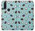 W3860 Coconut Dot Pattern Hülle Schutzhülle Taschen und Leder Flip für Motorola One Action (Moto P40 Power)