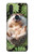 W3863 Pygmy Hedgehog Dwarf Hedgehog Paint Hülle Schutzhülle Taschen und Leder Flip für Motorola One Action (Moto P40 Power)