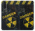 W3891 Nuclear Hazard Danger Hülle Schutzhülle Taschen und Leder Flip für Motorola One Action (Moto P40 Power)