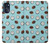 W3860 Coconut Dot Pattern Hülle Schutzhülle Taschen und Leder Flip für Motorola Moto G (2022)