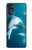 W3878 Dolphin Hülle Schutzhülle Taschen und Leder Flip für Motorola Moto G (2022)