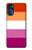 W3887 Lesbian Pride Flag Hülle Schutzhülle Taschen und Leder Flip für Motorola Moto G (2022)