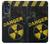 W3891 Nuclear Hazard Danger Hülle Schutzhülle Taschen und Leder Flip für Motorola Moto G (2022)