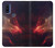 W3897 Red Nebula Space Hülle Schutzhülle Taschen und Leder Flip für Motorola G Pure