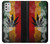 W3890 Reggae Rasta Flag Smoke Hülle Schutzhülle Taschen und Leder Flip für Motorola Moto G Stylus (2021)