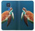 W3899 Sea Turtle Hülle Schutzhülle Taschen und Leder Flip für Motorola Moto G Play (2021)