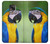 W3888 Macaw Face Bird Hülle Schutzhülle Taschen und Leder Flip für Motorola Moto G Power (2021)
