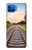 W3866 Railway Straight Train Track Hülle Schutzhülle Taschen und Leder Flip für Motorola Moto G 5G Plus