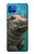 W3871 Cute Baby Hippo Hippopotamus Hülle Schutzhülle Taschen und Leder Flip für Motorola Moto G 5G Plus