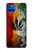 W3890 Reggae Rasta Flag Smoke Hülle Schutzhülle Taschen und Leder Flip für Motorola Moto G 5G Plus