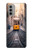 W3867 Trams in Lisbon Hülle Schutzhülle Taschen und Leder Flip für Motorola Moto G51 5G