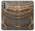W3886 Gray Marble Rock Hülle Schutzhülle Taschen und Leder Flip für Motorola Moto G51 5G