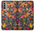 W3889 Maple Leaf Hülle Schutzhülle Taschen und Leder Flip für Motorola Moto G51 5G