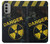 W3891 Nuclear Hazard Danger Hülle Schutzhülle Taschen und Leder Flip für Motorola Moto G51 5G