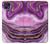 W3896 Purple Marble Gold Streaks Hülle Schutzhülle Taschen und Leder Flip für Motorola Moto G50 5G