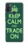 W3862 Keep Calm and Trade On Hülle Schutzhülle Taschen und Leder Flip für Motorola Moto G50