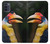 W3876 Colorful Hornbill Hülle Schutzhülle Taschen und Leder Flip für Motorola Moto G50
