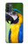 W3888 Macaw Face Bird Hülle Schutzhülle Taschen und Leder Flip für Motorola Moto G50