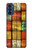 W3861 Colorful Container Block Hülle Schutzhülle Taschen und Leder Flip für Motorola Moto G41